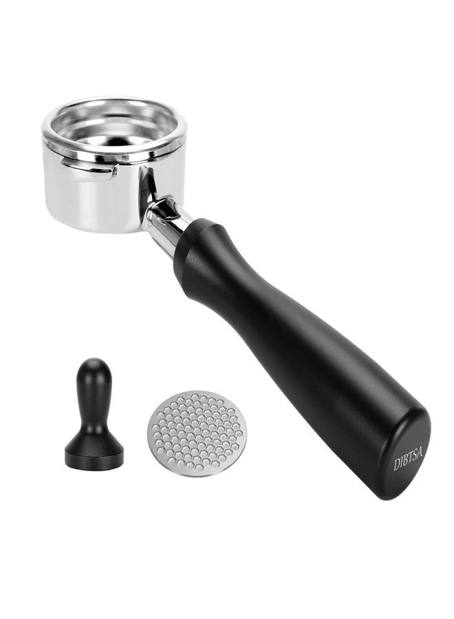 DIBTSA Bottomless Portafilter - 58mm 304 Stainless Steel Black