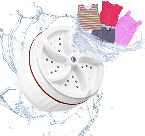 Ultrasonic Turbo Washing Machine - USB power portable mini suction cups