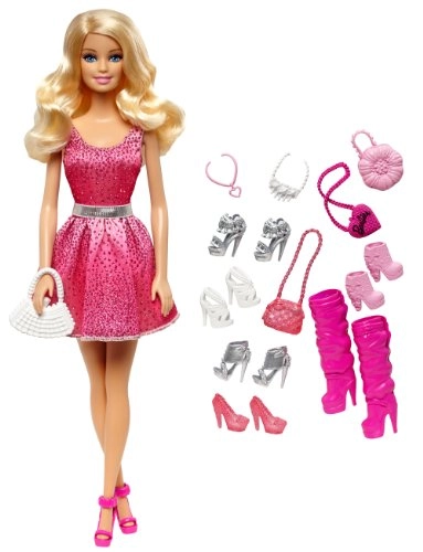 Barbie Doll - Shoes Pink Ages 3+ Giftset