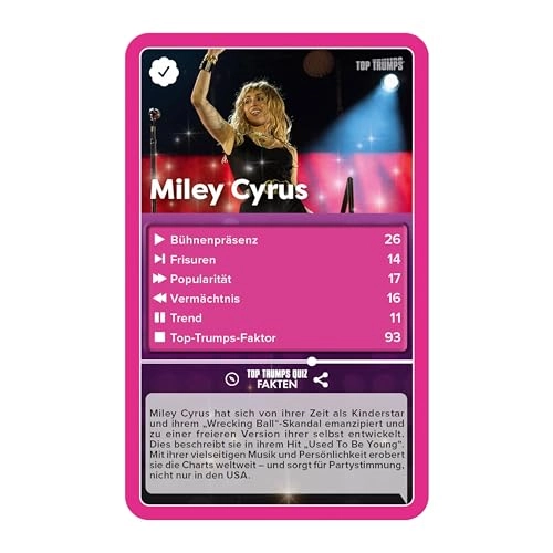 Top Trumps: Pop Stars - Card Game (German)