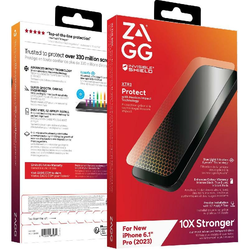 Clear Screen Protector for iPhone 15 Pro