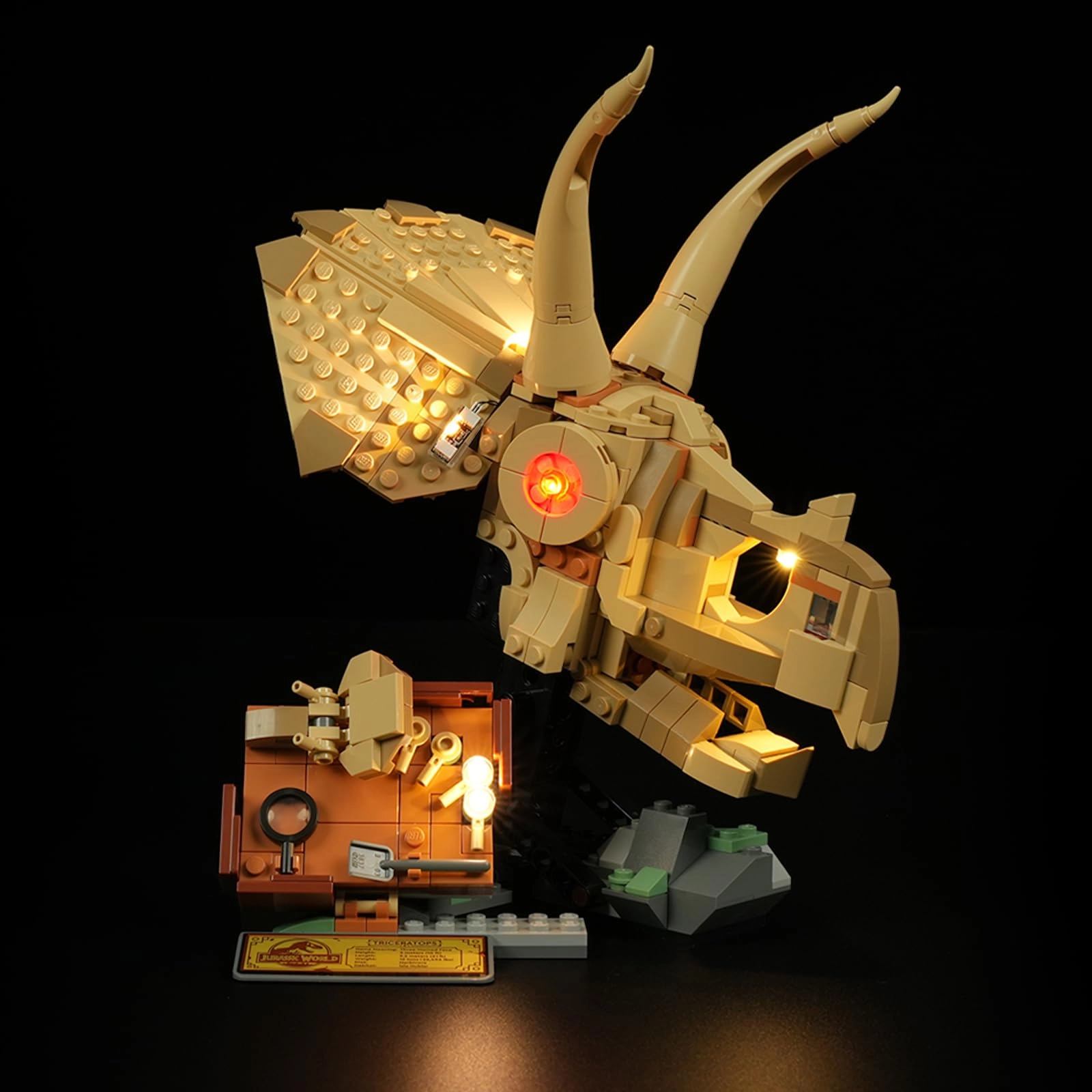 Light Kit for Lego-10363 Leonardo da Vinci's Flying Machine - 2.0 Red