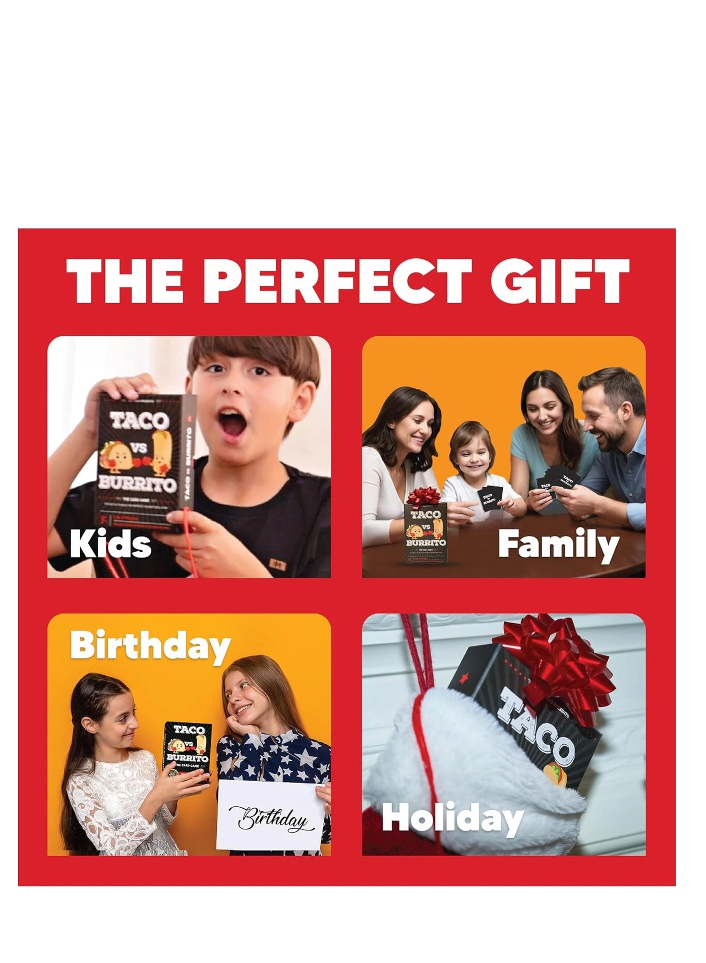 Taco vs Burrito - Card Game