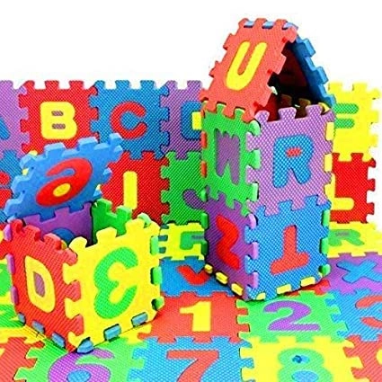 Mini Puzzle - Alphabet and Number 36pcs