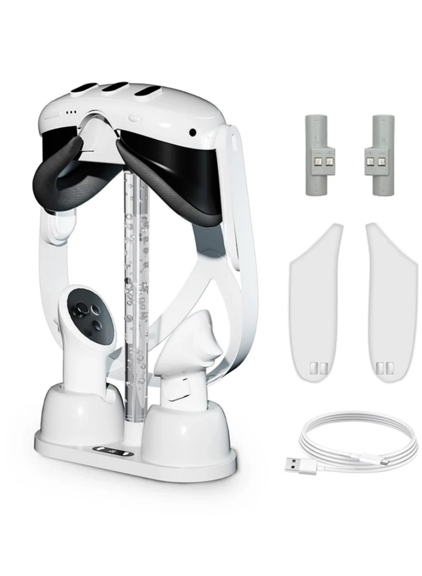 Charging Station - Quest 3 + Rechargeable Batteries - 2 Controller