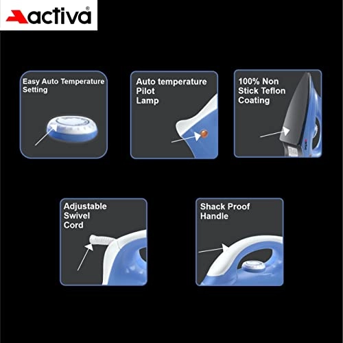 Coral - 900 watts Lightweight Dry Iron