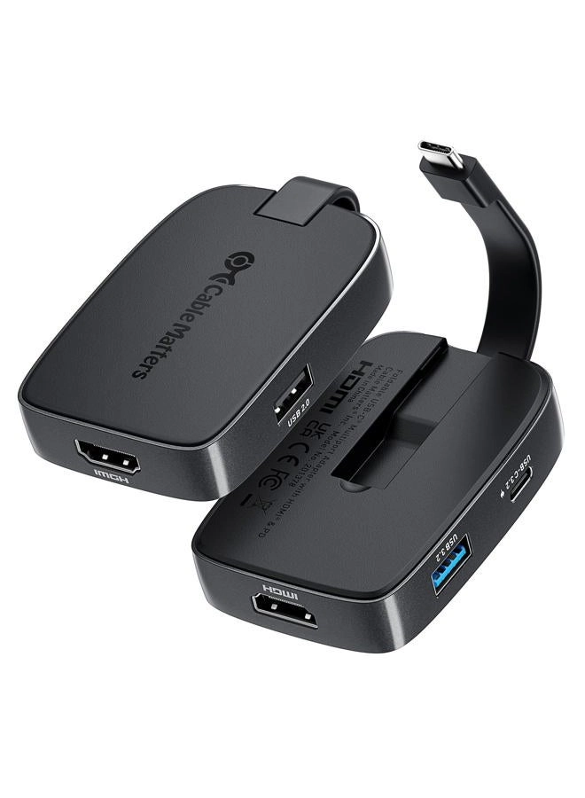 Cable Matters 4-in-1 Portable USB C Hub