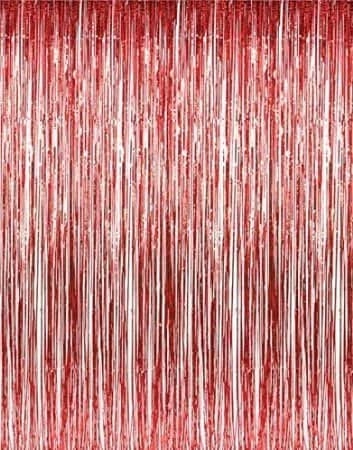 JOLLITY LLC Foil Fringe Tinsel Curtain