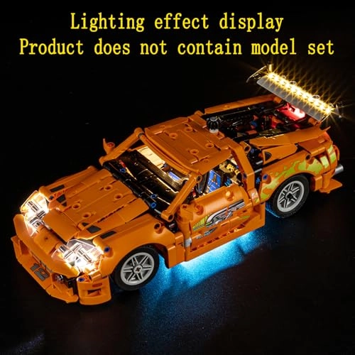 LED Light Kit for LEGO Fast and Furious Toyota Supra MK4 42204