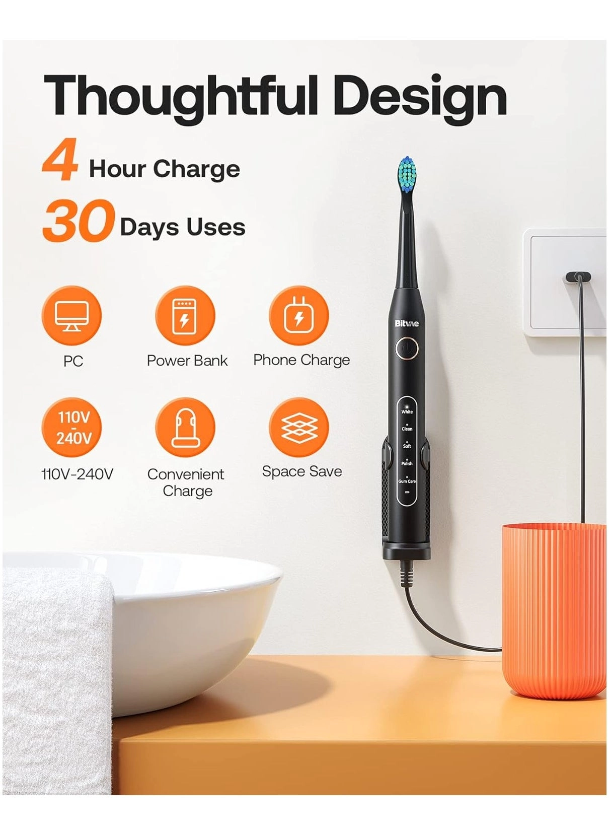 D2 - 40000 movements per minute 8 Replacement Heads 5 Modes