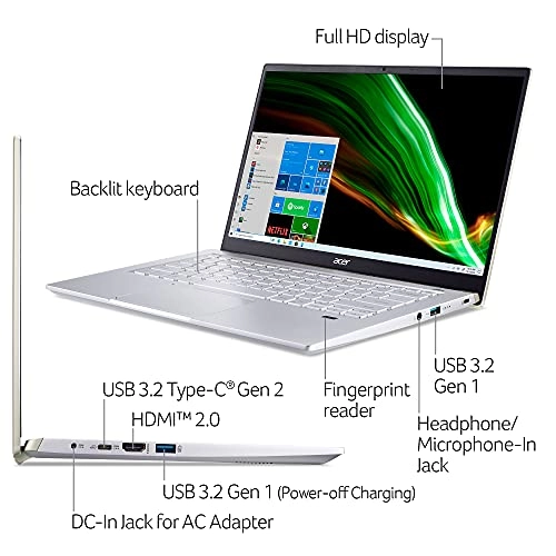 Swift X SFX14-41G-R0Q6 NX.AC2EM.002 - 14'' Ryzen 5 8GB DDR4 512GB SSD