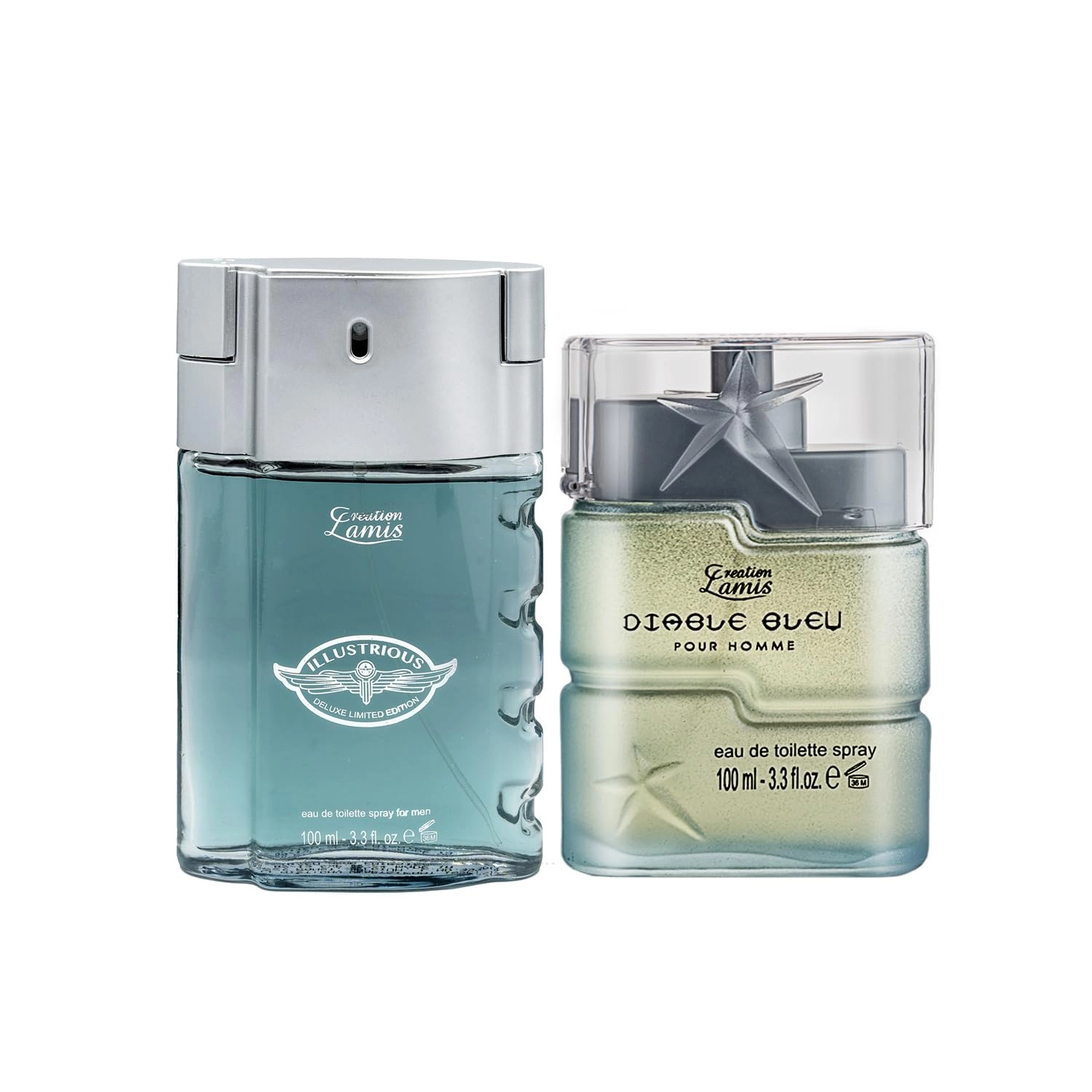 JAYWIR TRADING Diable Bleu - Eau de Toilette 100ml + Deluxe Illustrious - Eau de Toilette 100ml