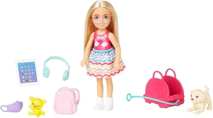 Chelsea Travel Doll - It Takes Two 6 Accessories Ages 3+