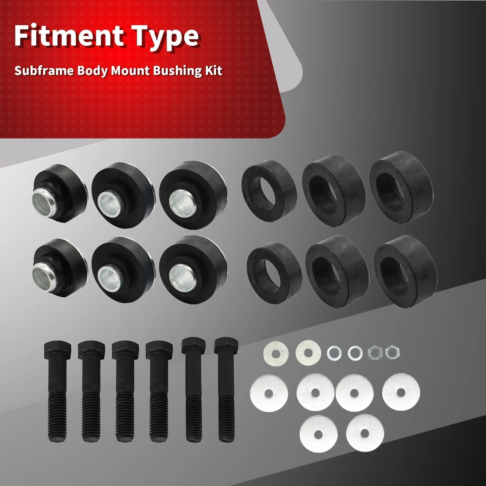 Subframe Body Mount Bushing Kit