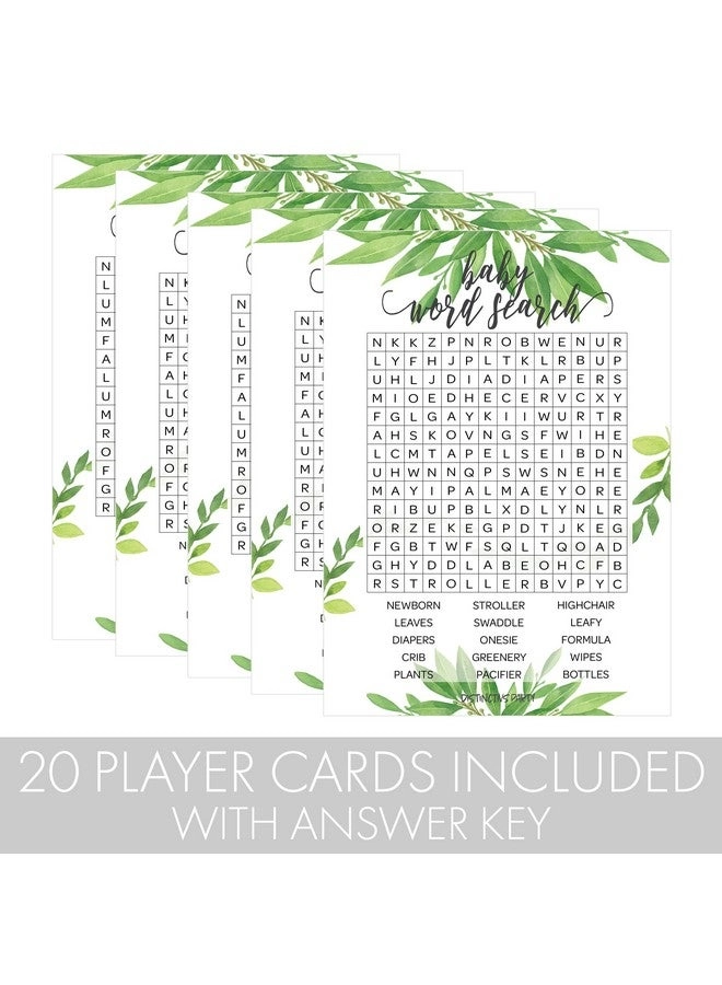 Word Search Baby Shower Party Game - 20 pieces