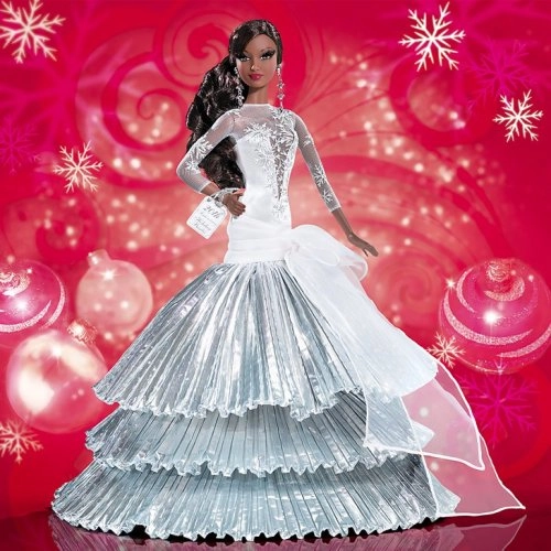 Barbie Collector Holiday Doll - 2008 Silver White Ages 6+