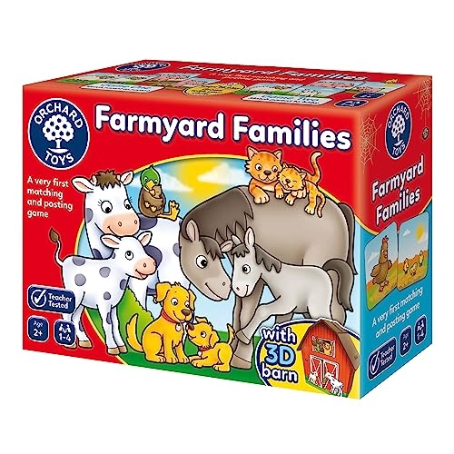 Farmyard Families Card Game - Suitable for 2 years and above 30pcs