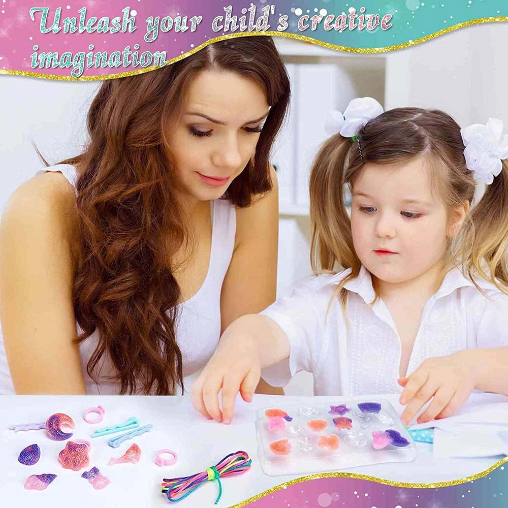 Jelly Jewellery Craft Kit - 27pcs DIY Kids