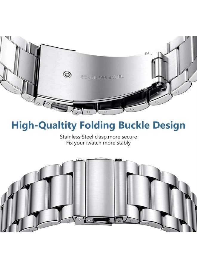 Metal Chain Band - 41mm 40mm 38mm 44mm 42mm 45mm 49mm Stainless Steel