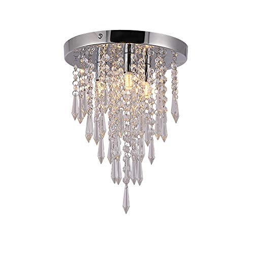 Round Crystal Ceiling Light