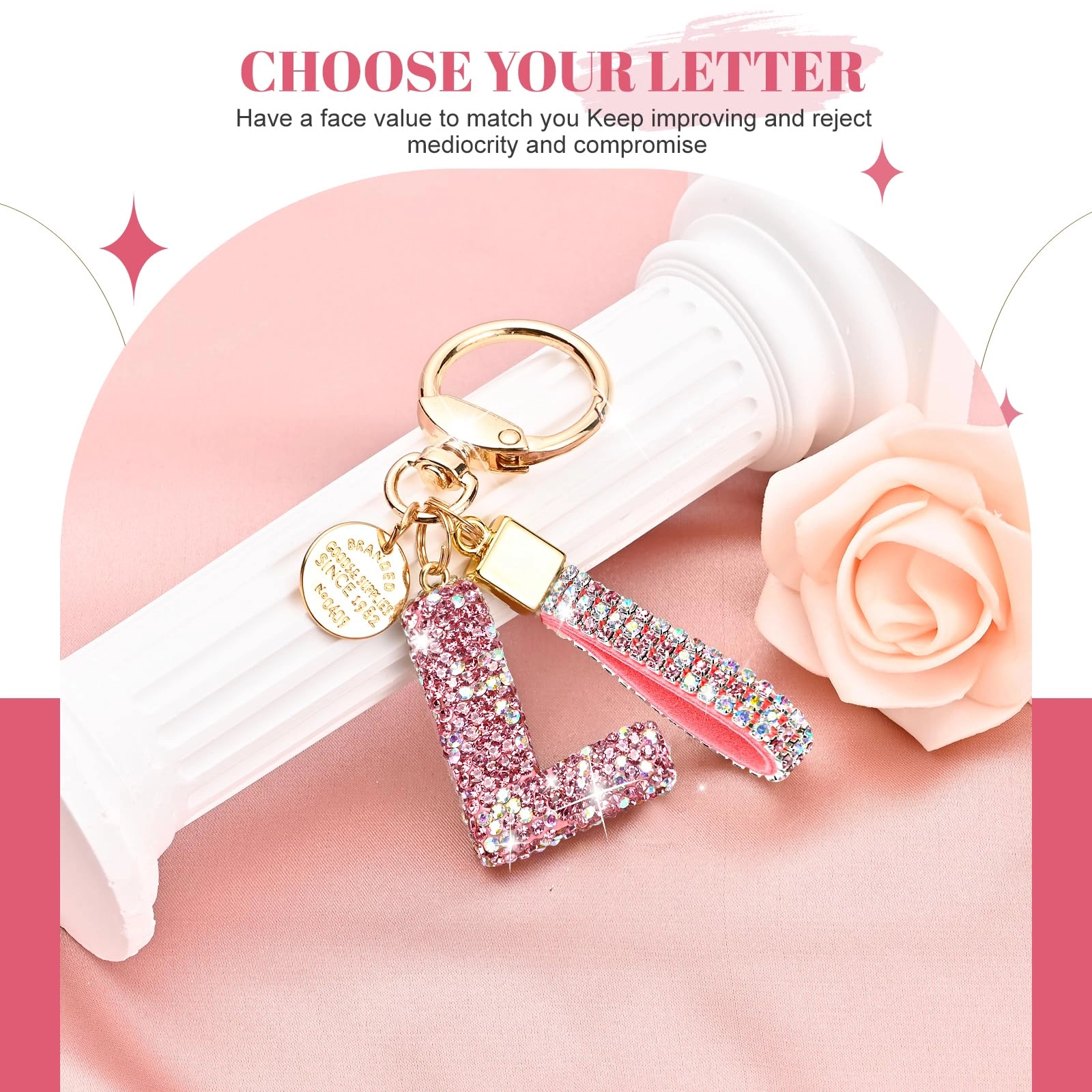 Initial Letter Keychain
