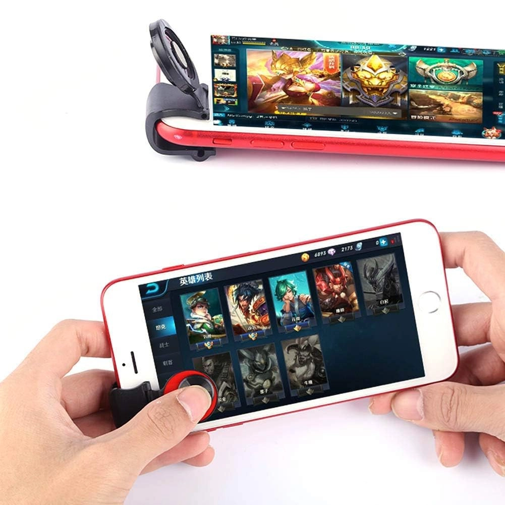Mobile Phone Joystick Gaming Controller - Red L1R1