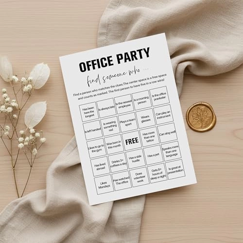 Find Someone Who Bingo Cards - 16 years and up 25