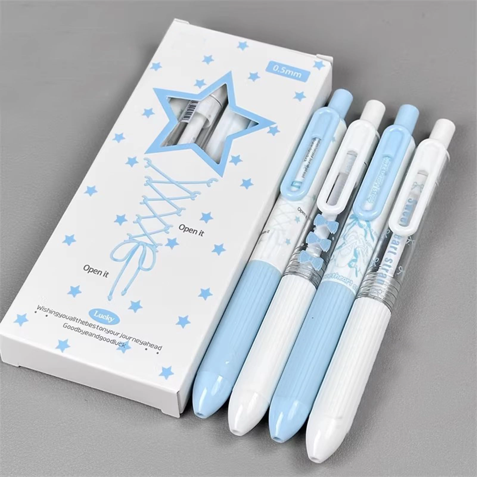 Gel Pen - 4Pcs 0.5mm