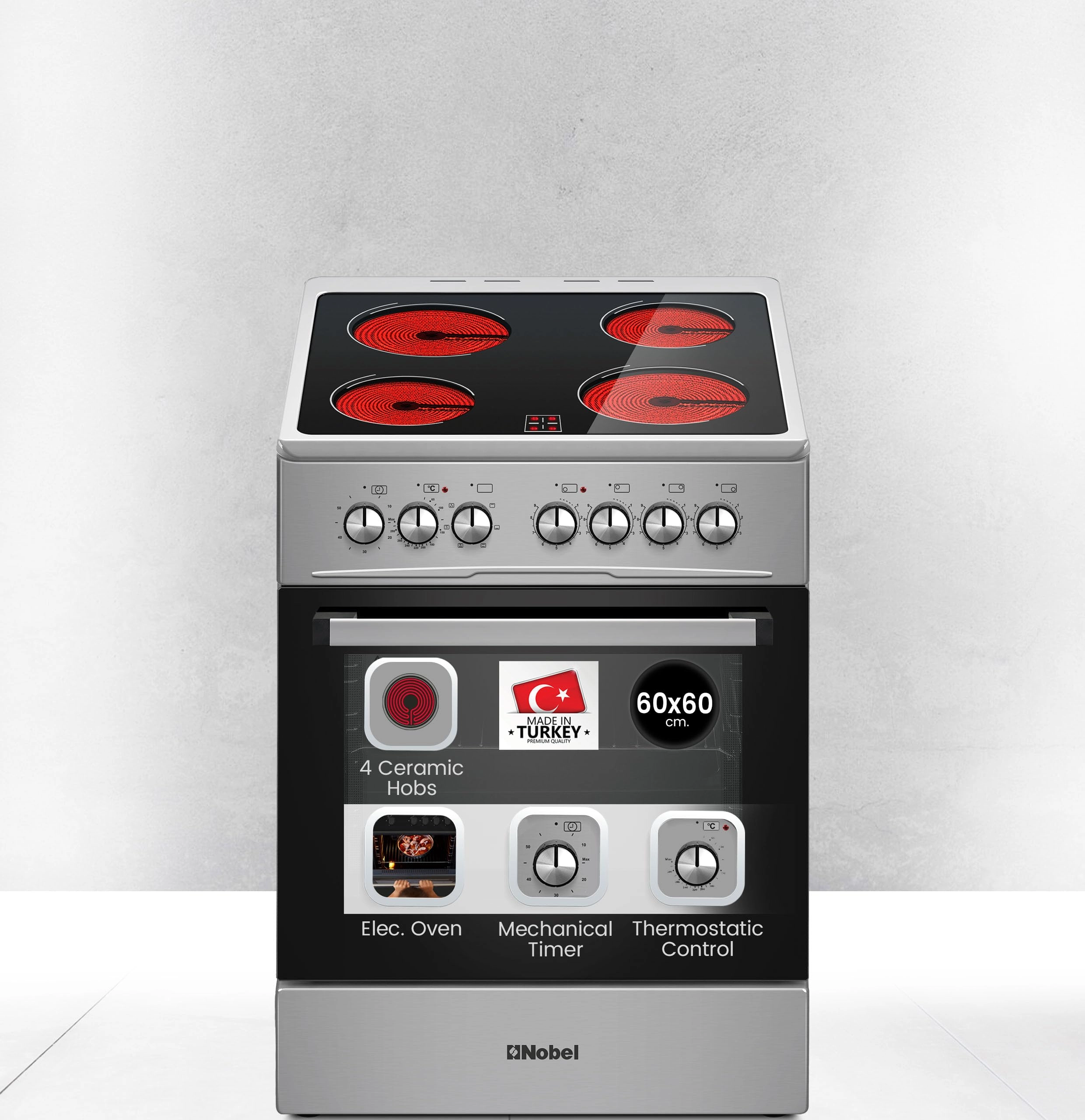 Nobel Vitroceramic NGC60VTI Electric Cooker