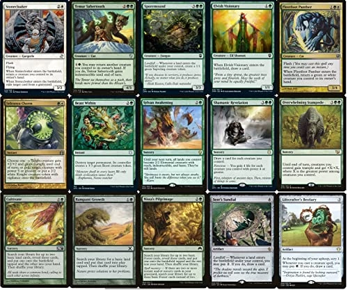 Magic: The Gathering: Green White Ramp/Draw/Huge Creature EDH Deck