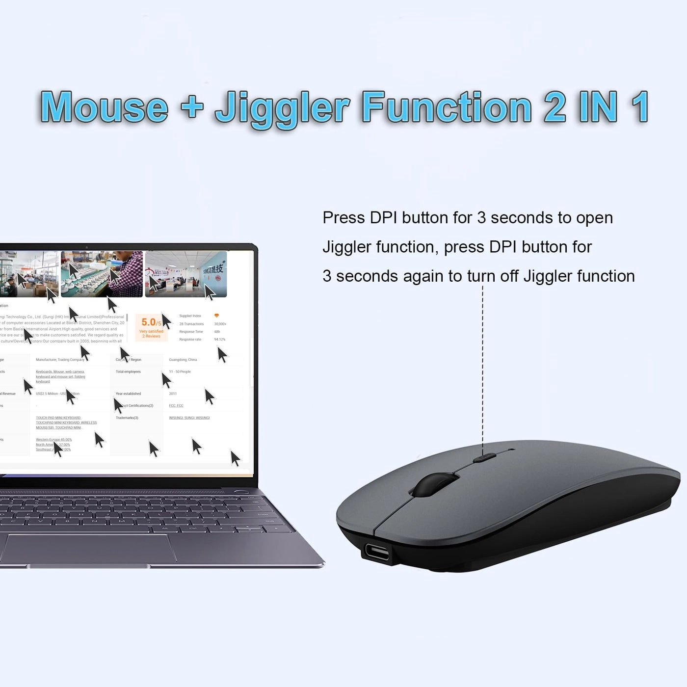 Bluetooth Mouse - Wireless
