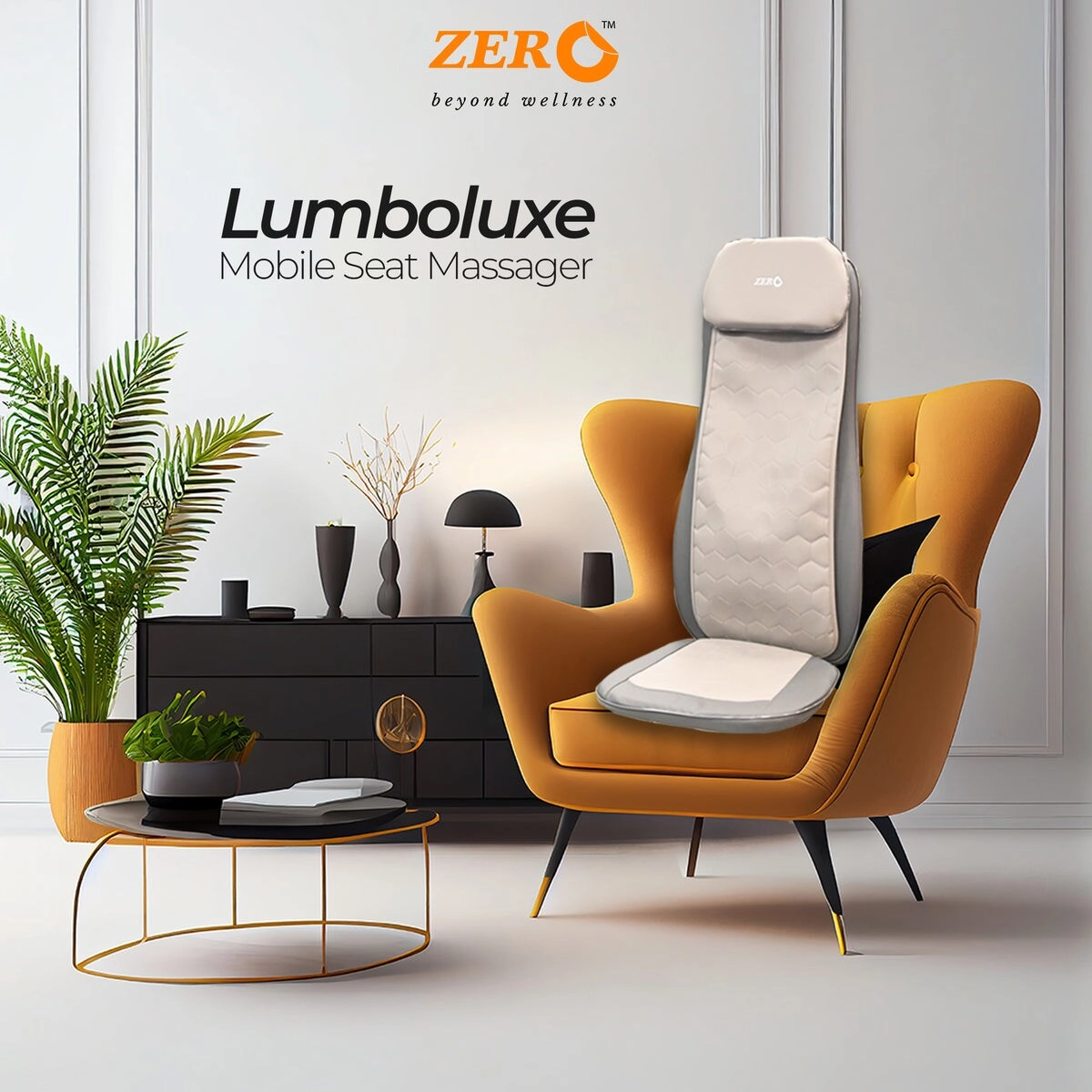 Lumboluxe - Mobile Seat Massager Heat Vibration