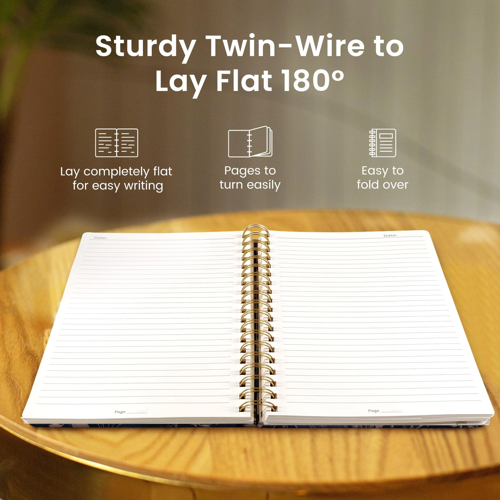 Spiral Notebook B5 Spiral - Lined 300 Pages