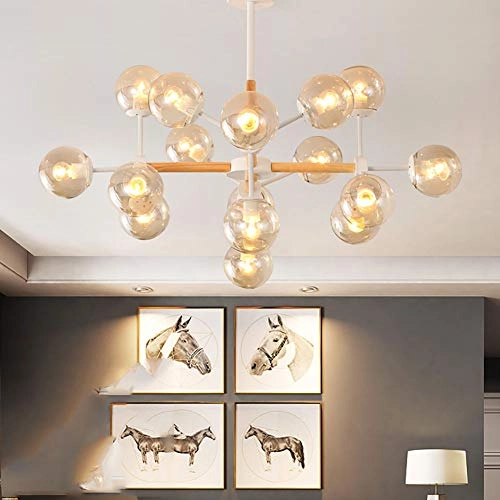 Magic Bean Molecule Chandelier