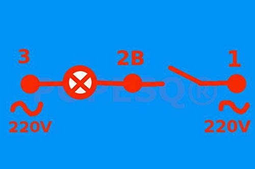 #A1277 - 1 Contact 23mm 6A 250V Lighting