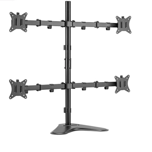 PUTORSEN Quad Monitor Stand - 4 Screen 17 to 32 Inch