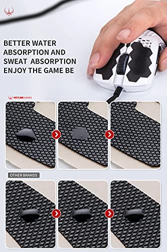 Grip Upgrade 2.0 Plus Mouse Anti Slip Grip Tape - Pre-Cut for Logitech MX Master 3 Black
