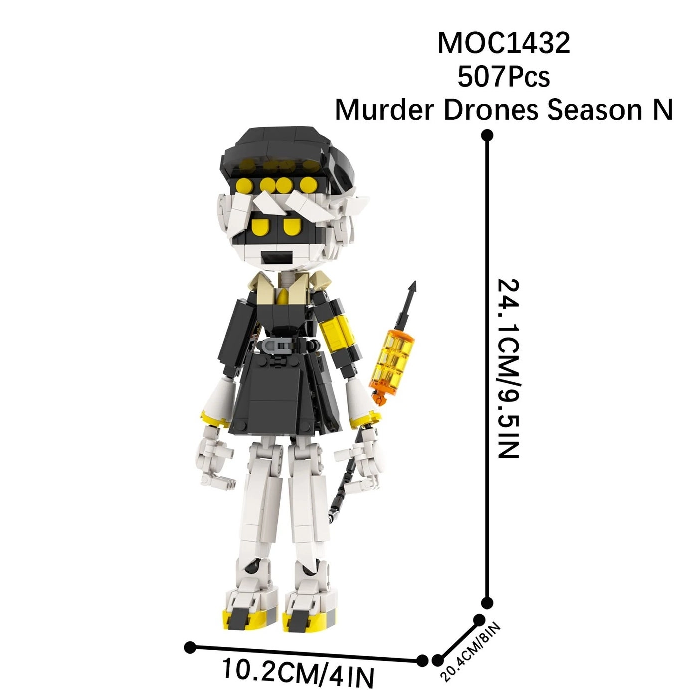 Murder Drones Figures - Mini DIY Building Set