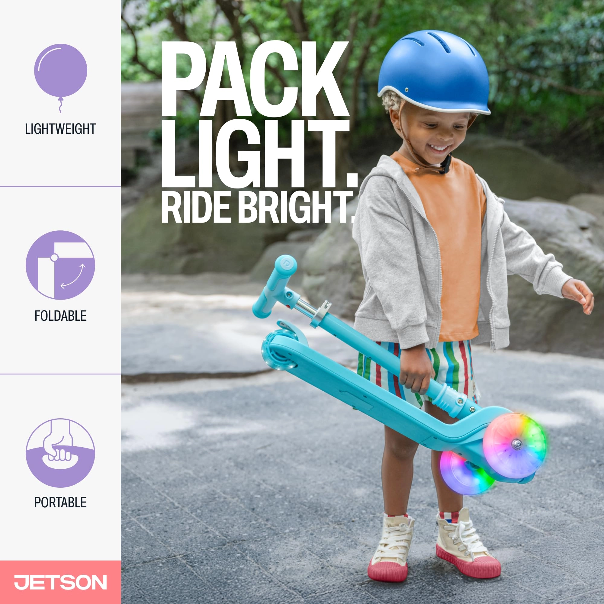 Jupiter Mini - 3-Wheel Foldable LED