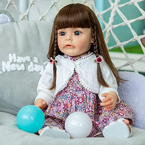 Princess Sue-Sue Reborn Baby Doll - 55 cm Silicone Vinyl Waterproof