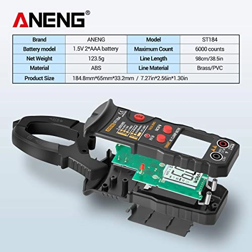 True RMS Digital Multimeter Clamp Meter