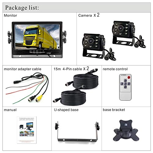 Reversing Camera - Night vision + Car Monitor