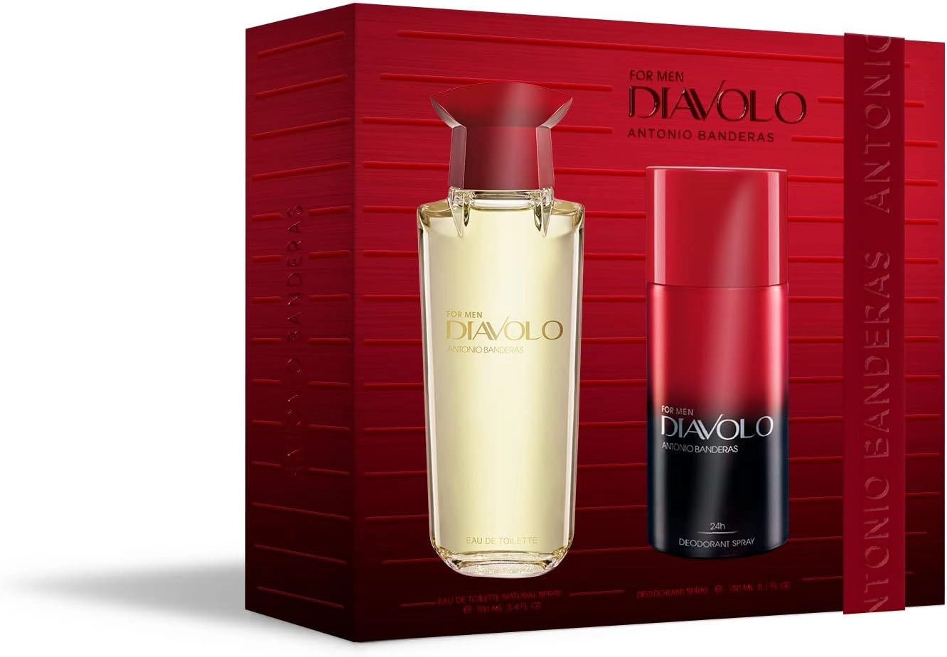 Banderas Diavolo - 100 ml Masculine and Seductive + Deodorant - 150 ml