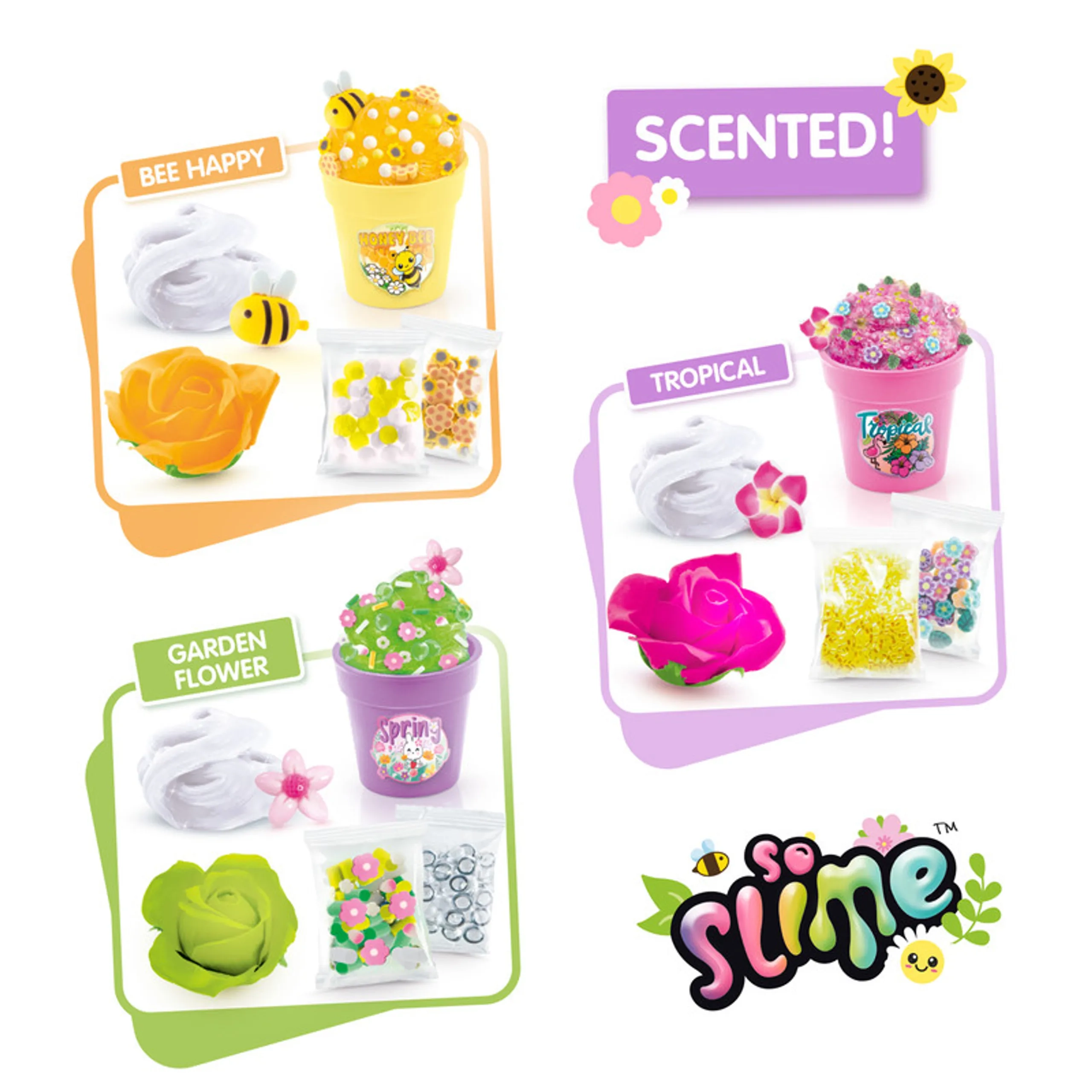 Slime Flower Pot - 6+ years 3 pcs