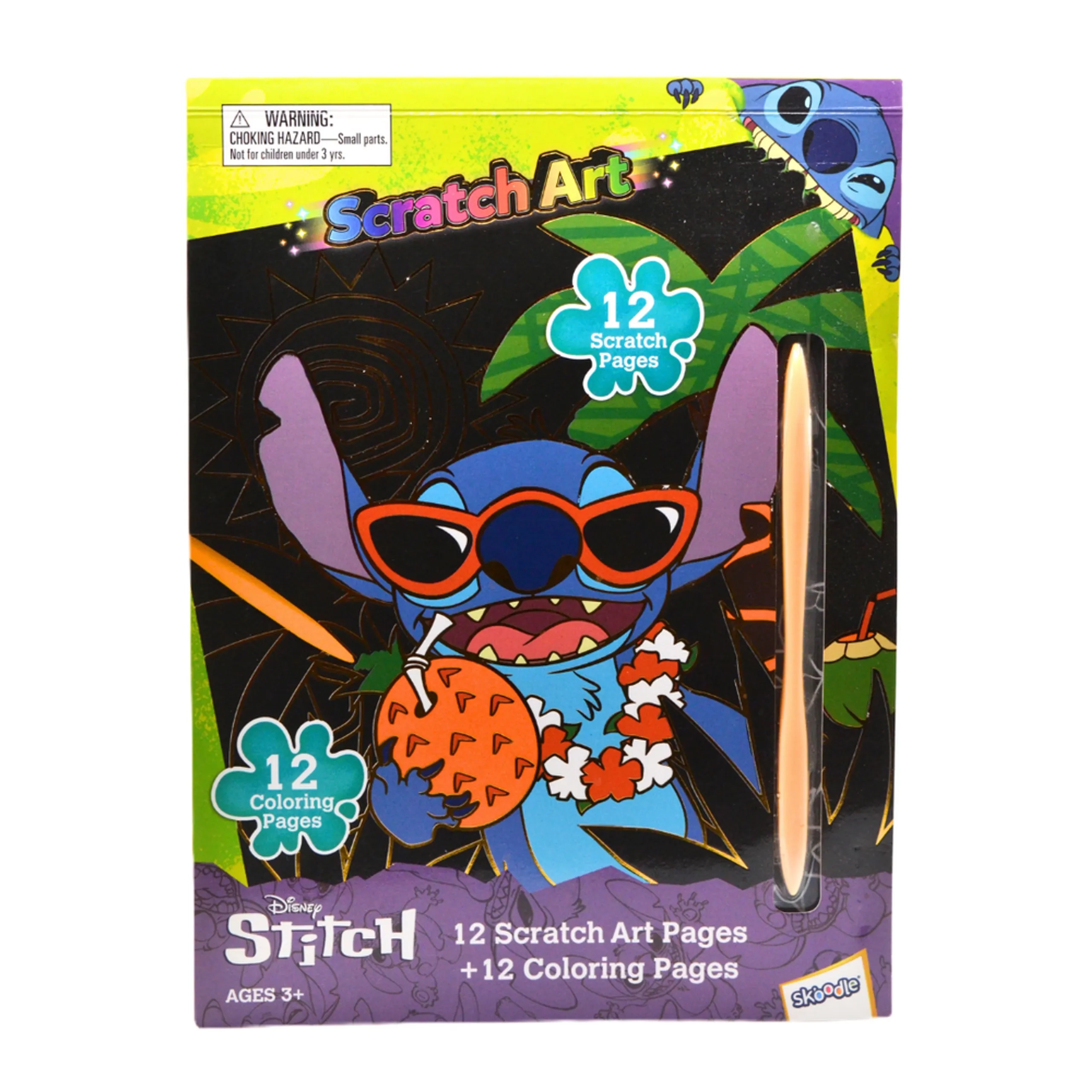 Stitch Scratch Scribble - 3+ years 12 pcs