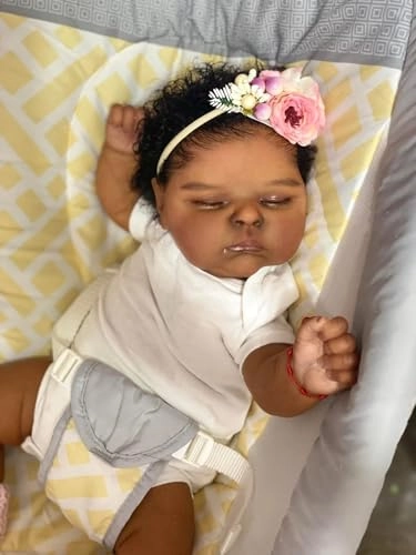 Reborn Baby Doll - 20 Inch Silicone Biracial