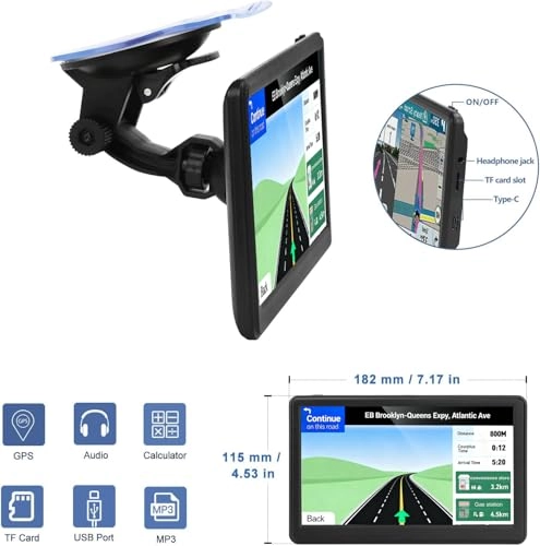 Car GPS Navigation North America - 7 inch 16GB