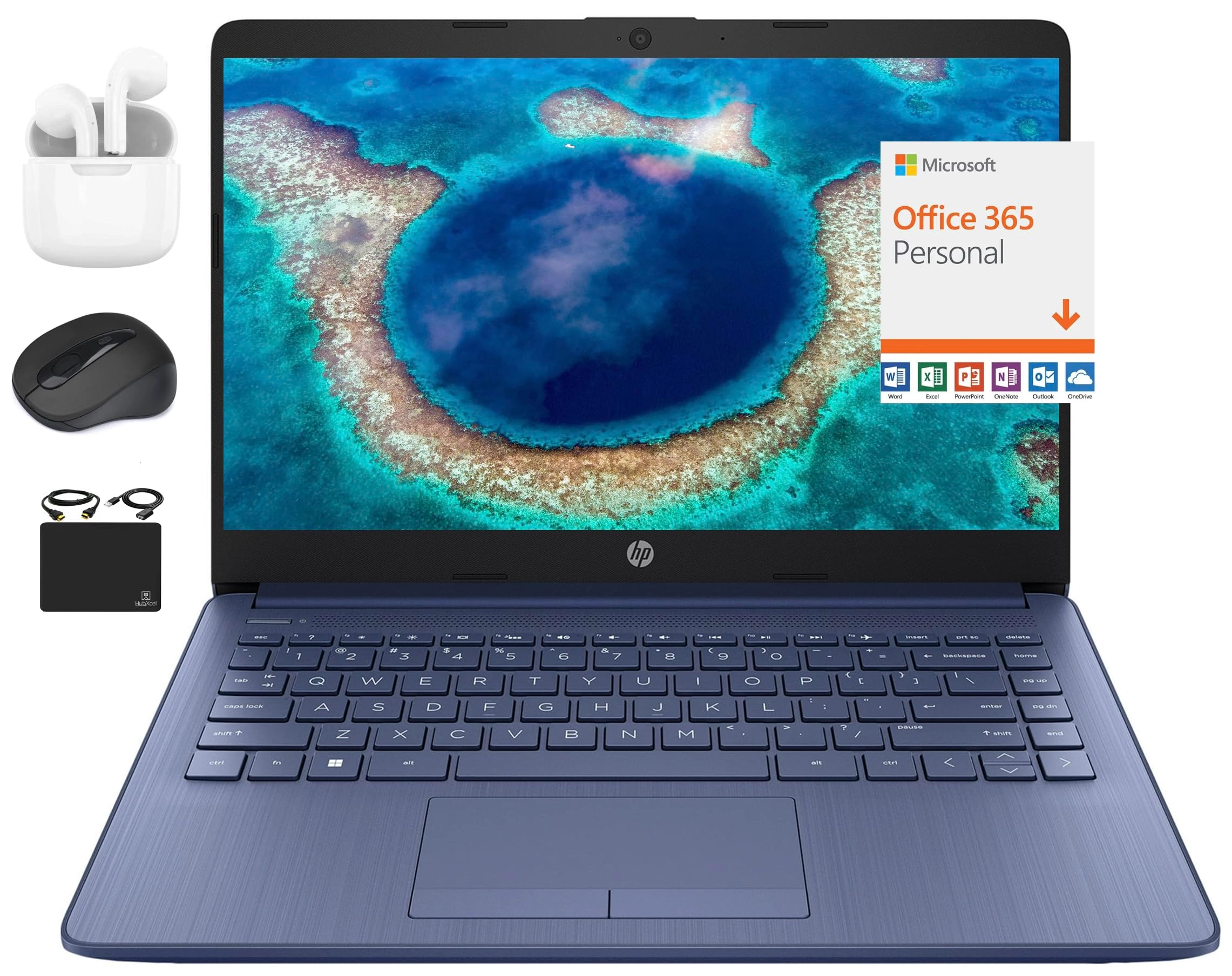 HP Newest 14 Inch Laptop - 14'' Celeron N4120 16GB DDR4 564GB