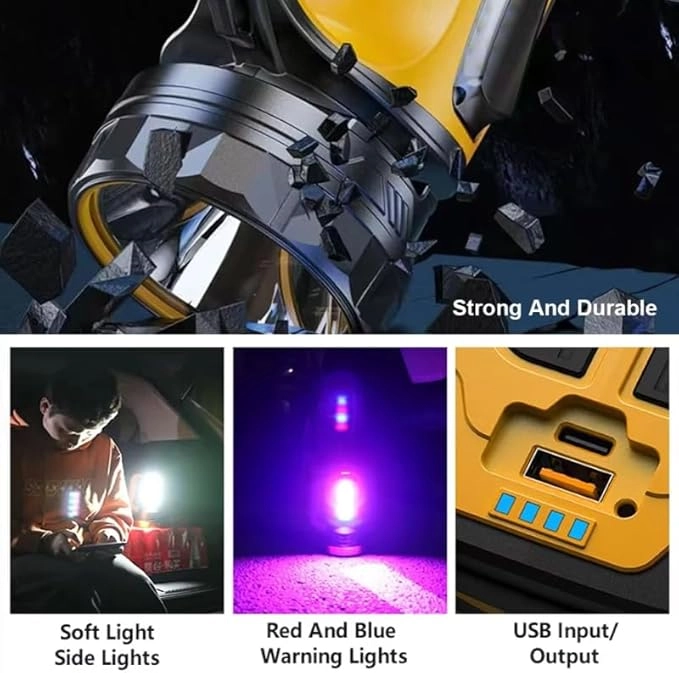 Ultra-Bright Rechargeable LED Flashlight