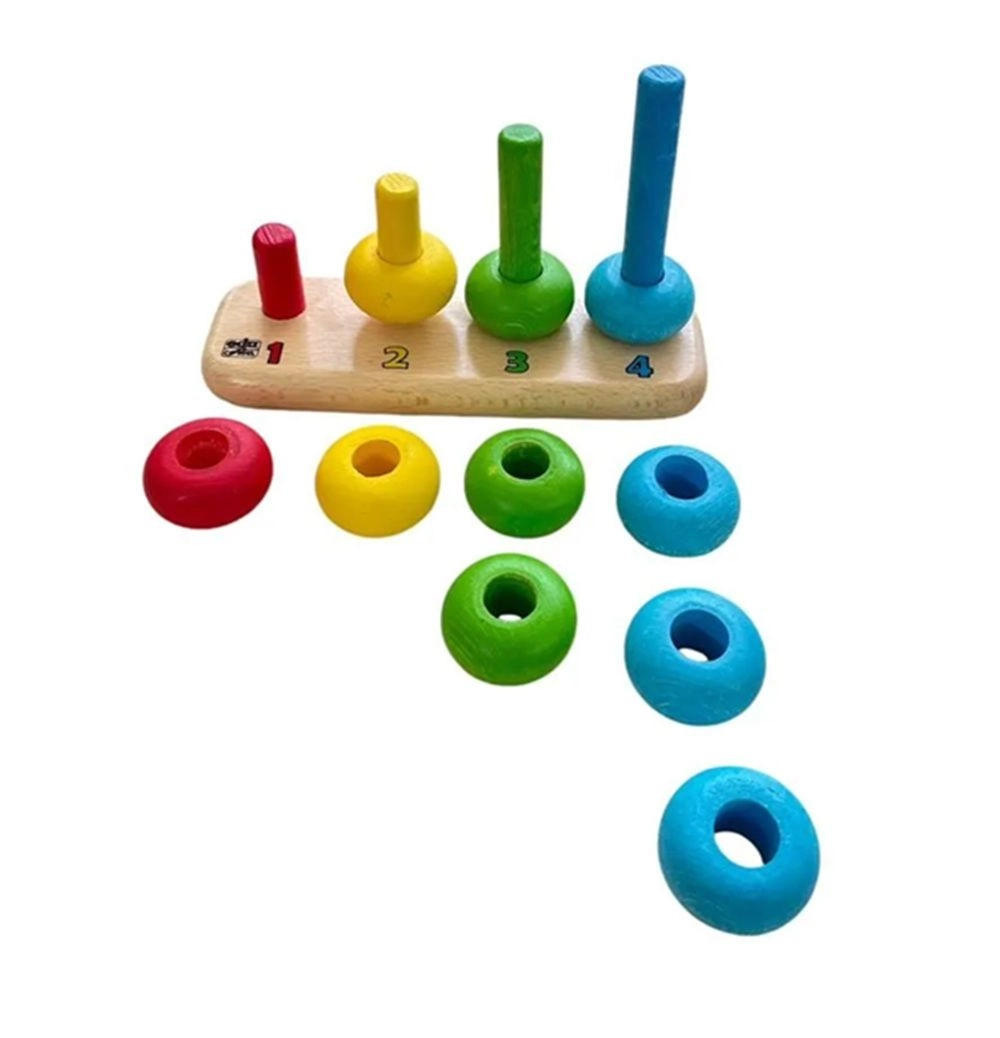 Tower Stacking Rings - Suitable for 2 years and above 10 Pcs